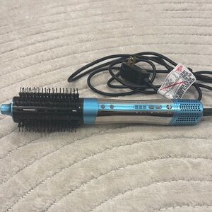 Babay Bliss Pro nano titanium Hot Air Round Brush Styler - Blue/Silver